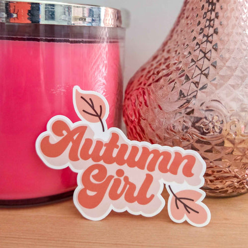Autumn Girl Sticker