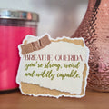 Breathe Querida Sticker