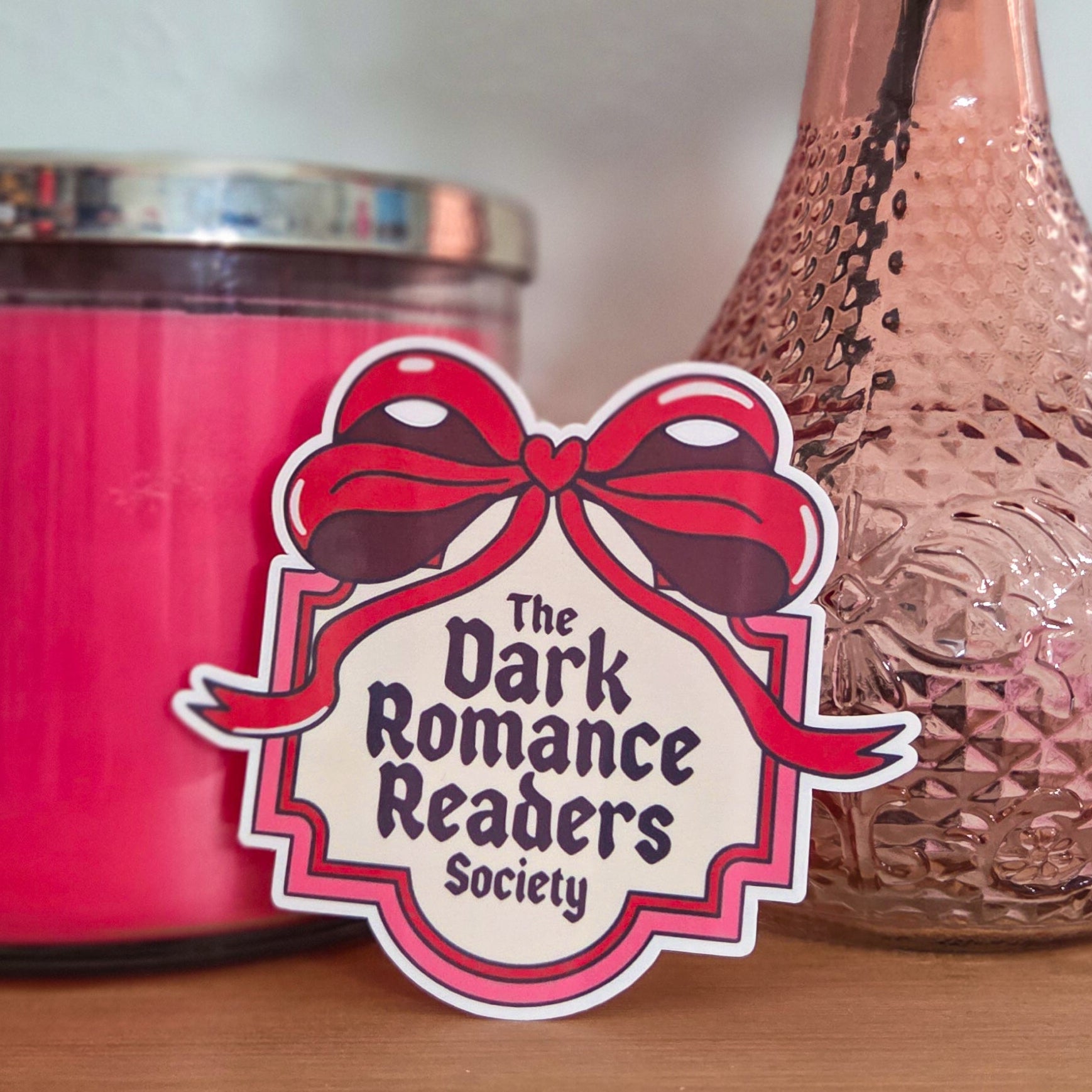 Dark Romance Readers Society Sticker | Spicy Book Lover Sticker