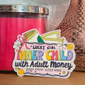 Inner Child With Adult Money Sticker