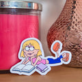 90s Reader Nostalgia Sticker