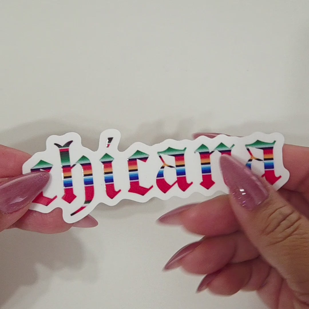 Chicana Sticker | 4 inch Clear Decal